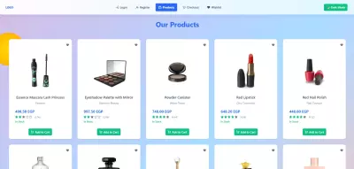 متجر إلكتروني مطور باستخدام Angular