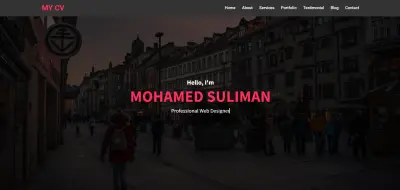 تصميم موقع ويب احترافي لعرض أعمالك وبروتوفليو شخصي