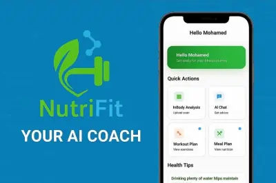 تطبيق Nutrifit للتغذية واللياقة مع دمج تقنيات الذكاء الاصطناعي