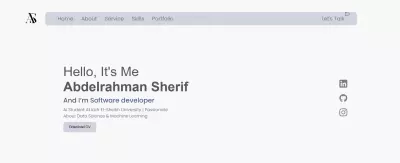 My porftolio Website