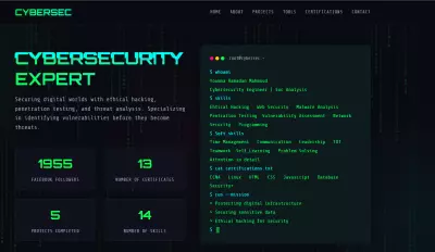 تصميم صفحة هبوط احترافية (Landing Page) متجاوبة باستخدام HTML / CSS