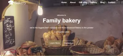 Beakery | صفحة  عصرية للمطاعم