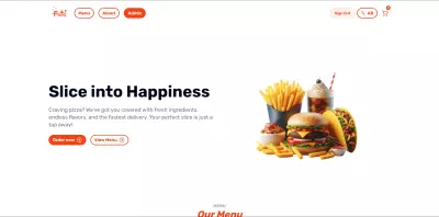 تطبيق طلب الطعام - Food Ordering App