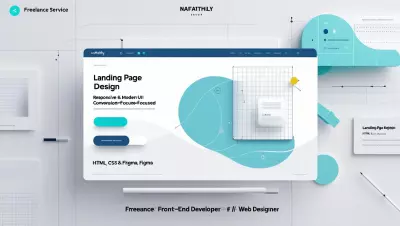 تصميم صفحة هبوط تفاعلية باستخدام React وTailwind CSS