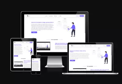 بوابة أكاديمية ديناميكية للاختبارات المخصصة وإدارة المواد