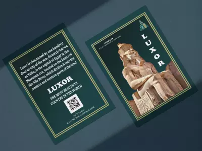 تصميم فلاير وبورشور مميز