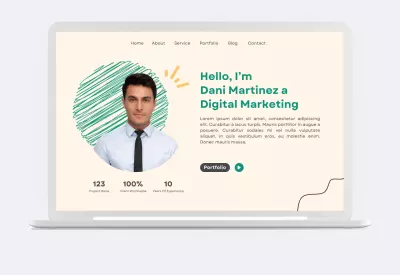 تصميم Personal Portfolio
