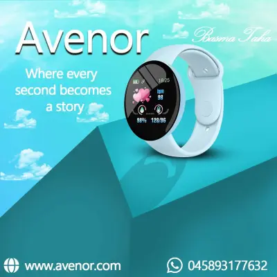 تصميم دعائي لساعة