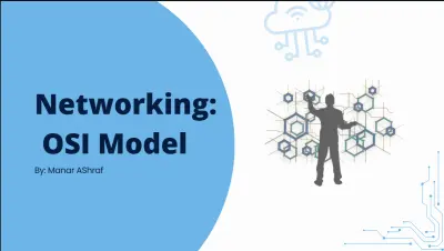 عرض تقديمي تعليمي شامل لنموذج OSI (شبكات الحاسب)