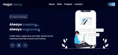 "موقع معرض أعمالي الشخصي | My Portfolio