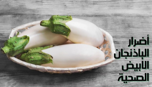 مقال عن أضرار الباذنجان الأبيض الصحية