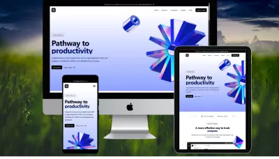 landing page - صفحة هبوط لموقع SaaS