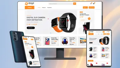 AhmedStore – متجر إلكترونيات (Recat.js Store Template)