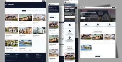 تطوير موقع عقاري احترافي – Elite Estates