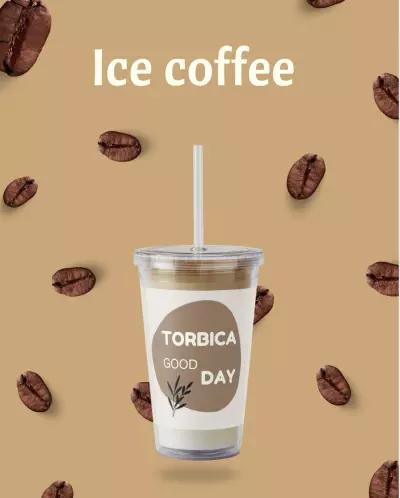 منشور لمشروب (ice coffee)