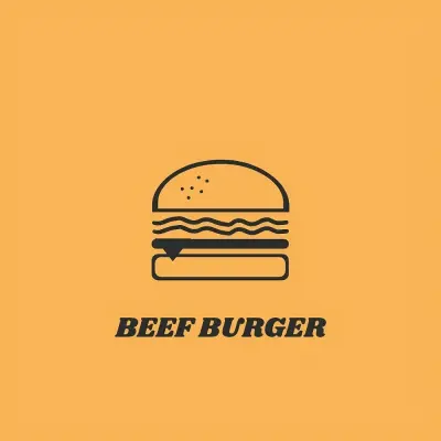 تصميم شعار برجر +( هوية بصرية )