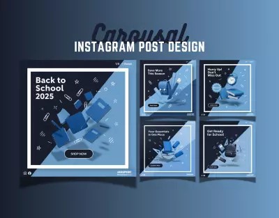 تصميم كاروسيل لبوستات إنستغرام