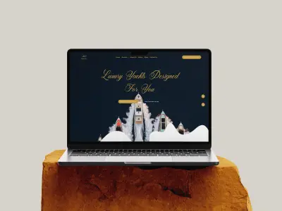 Luxury Yacht Website Design