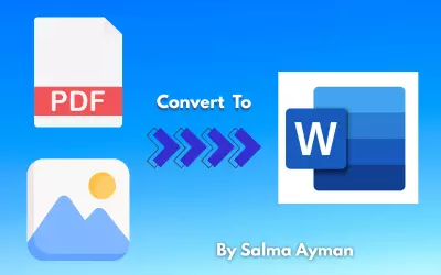 تفريغ محتوى الملفات PDF أو الصور إلى ملف Word بإحترافية