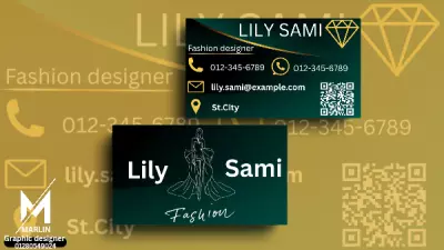 تصميم بطاقة عمل احترافية (Business Card)