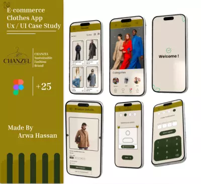 UI/Ux Design for clothes brand
