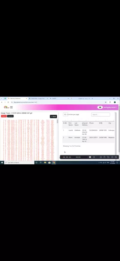 Data entry