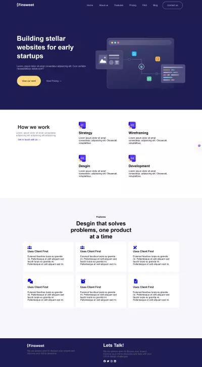 تصميم Landing Page احترافية باستخدام HTML5 وCSS