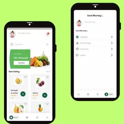 طوير تطبيق متجر فواكه (Fruits Hub) مع لوحة تحكم إدارية (Dashboard) باستخدام Flutter وFirebase
