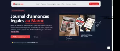 هو منصة إلكترونية متخصّصة في نشر الإعلانات القانونية بالمغرب، حيث يتيح للمستخدمين إمكانية نشر إعلانات قانونية مثل تأسيس الشركات، تعديلات القانون الأساسي، نقل المقار، إعلانات أخرى.م
