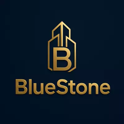 Blue stone logo