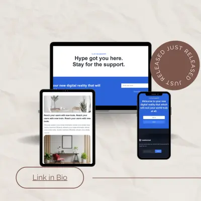 صفحة هبوط كاملة