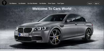 Car Exhibition Website