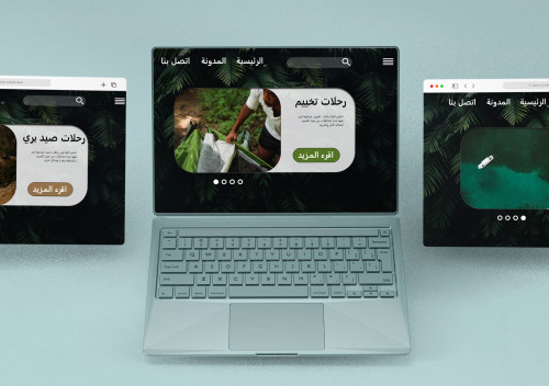 UX/UI DESEGN لصفحة ويب