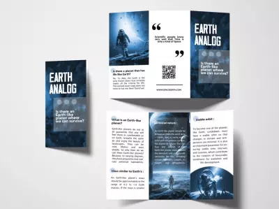 تصميم مطوية إعلانية للشركات والمشاريع ( Brochure Design )