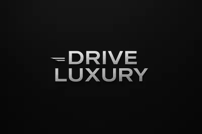Drive Luxury – لوجو فاخر يعكس قوة وفخامة السيارات