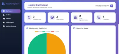 تصميم قاعدة بيانات نظام إدارة مستشفى (Hospital Management System) باستخدام MySQL