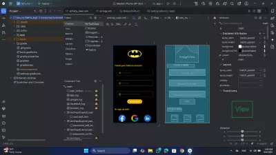 simple log in page