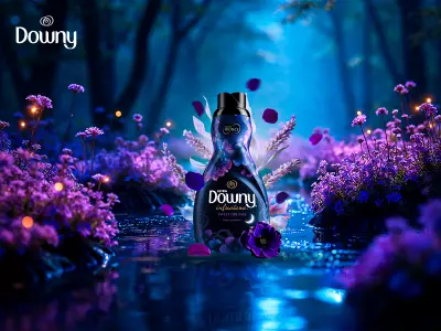 اعلان لمنتج (mockup project) Downy، تصميم سوشيال ميديا