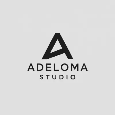 تصميم شعار استوديو Adeloma Studio – Adeloma Studio Logo