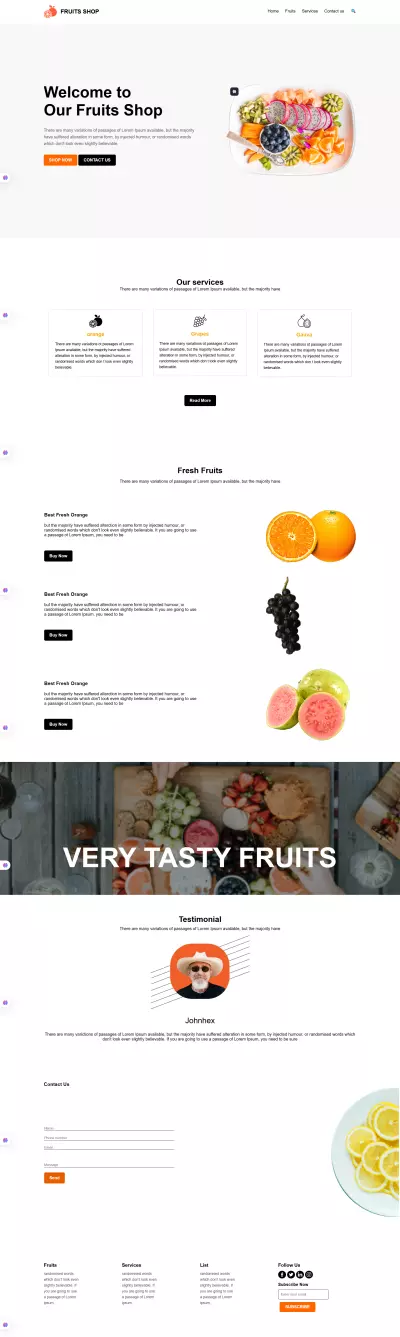 FRUITS SHOP