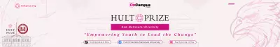 غلاف LinkedIn لصفحة Hult Prize - فرع جامعة المنصورة الجديدة
