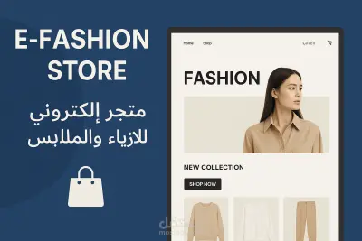 متجر إلكتروني للأزياء والملابس