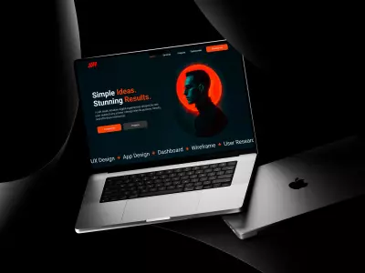 تصميم صفحة هبوط متجاوبة إبداعية وجذابة UI/UX Landing Page Design