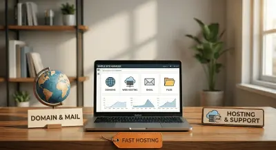 صورة العمل إعداد البنية التحتية والشبكية وإطلاق موقع إلكتروني بالكامل (Deployment & Hosting Setup)