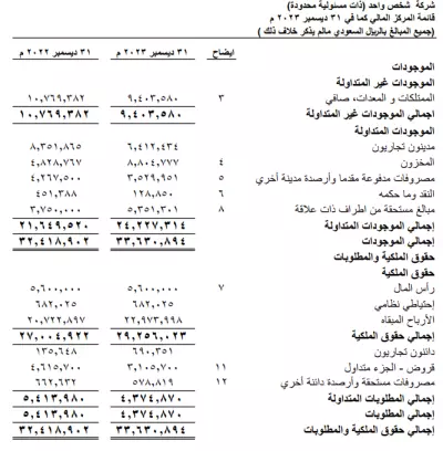 اعداد القوائم المالية