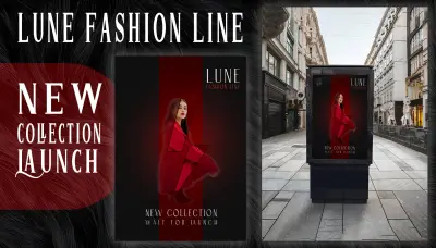 lune fashion line poster