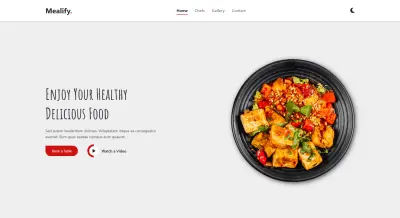 Mealify Website