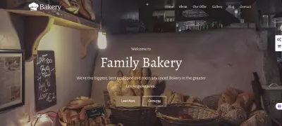 bakery website