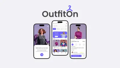 تصميم واجهات وتجربة مستخدم لتطبيق متجر إلكتروني – OutfitOn App