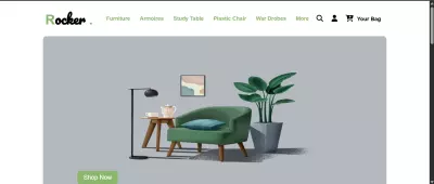 تصميم وتطوير متجر إلكتروني لبيع الأثاث (Furniture Online Store)